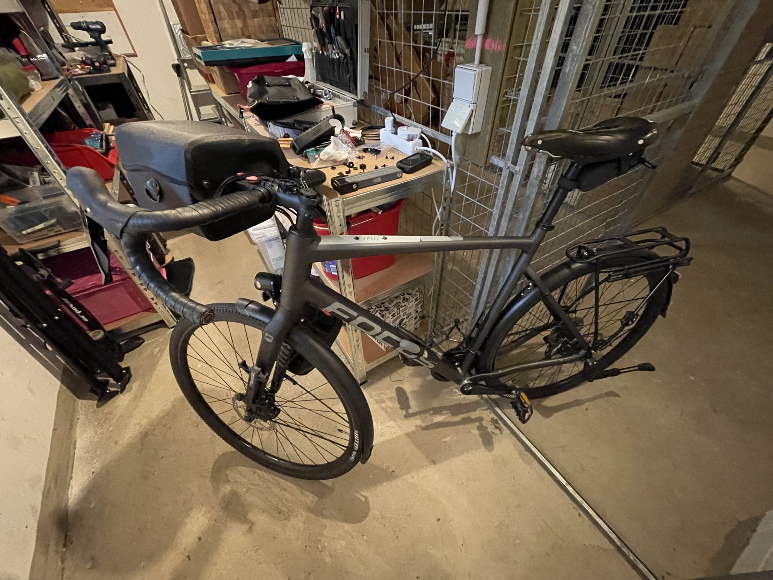 Das Bike wird präpariert